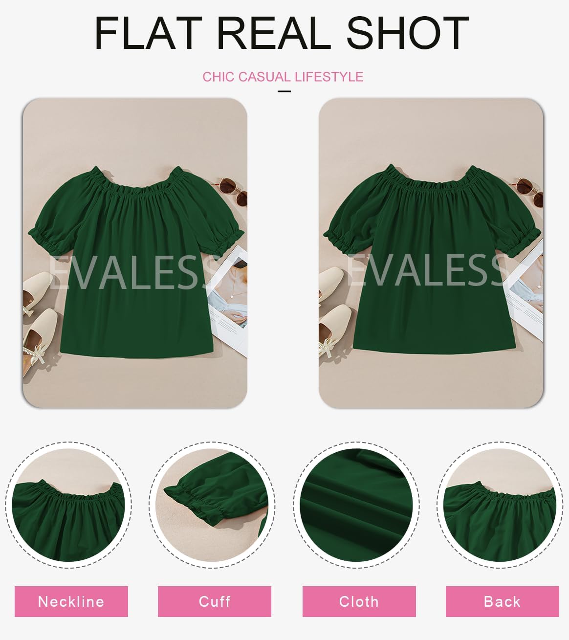 Womens Tops Off The Shoulder Blouses for Women Dressy Casual Cute Puff Sleeve T Shirts Fashion 2025